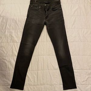 Faded black American Eagle slim taper jeans 29x32